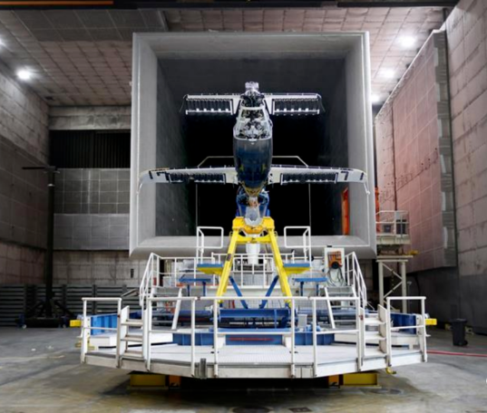 德国空中出租车企业Lilium对旗下电动垂直起降飞行器（eVTOL）Lilium Jet开展风洞测试