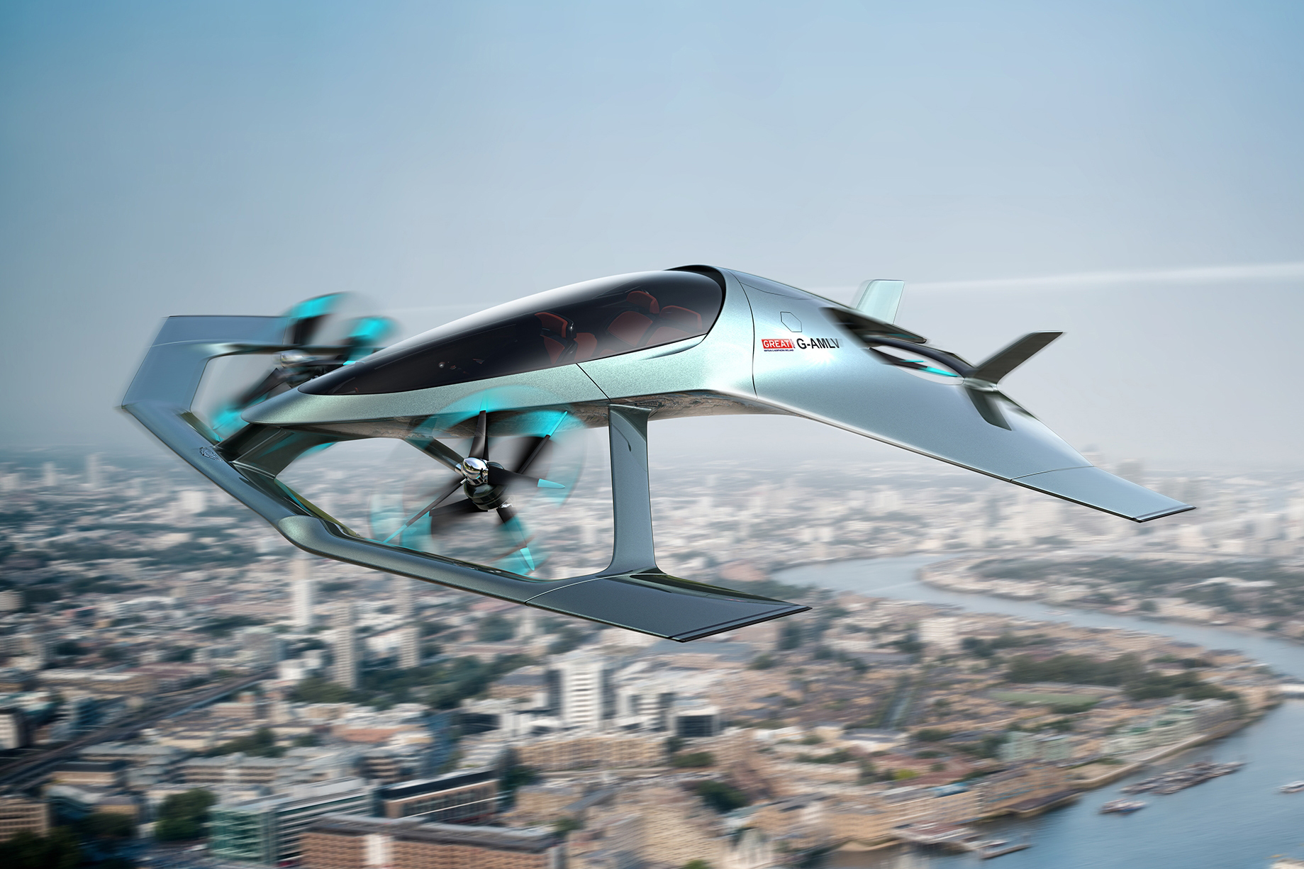 阿斯顿·马丁Volante Vision 混合动力eVTOL